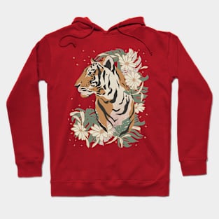 Tiger Boho Jungle Style Hoodie